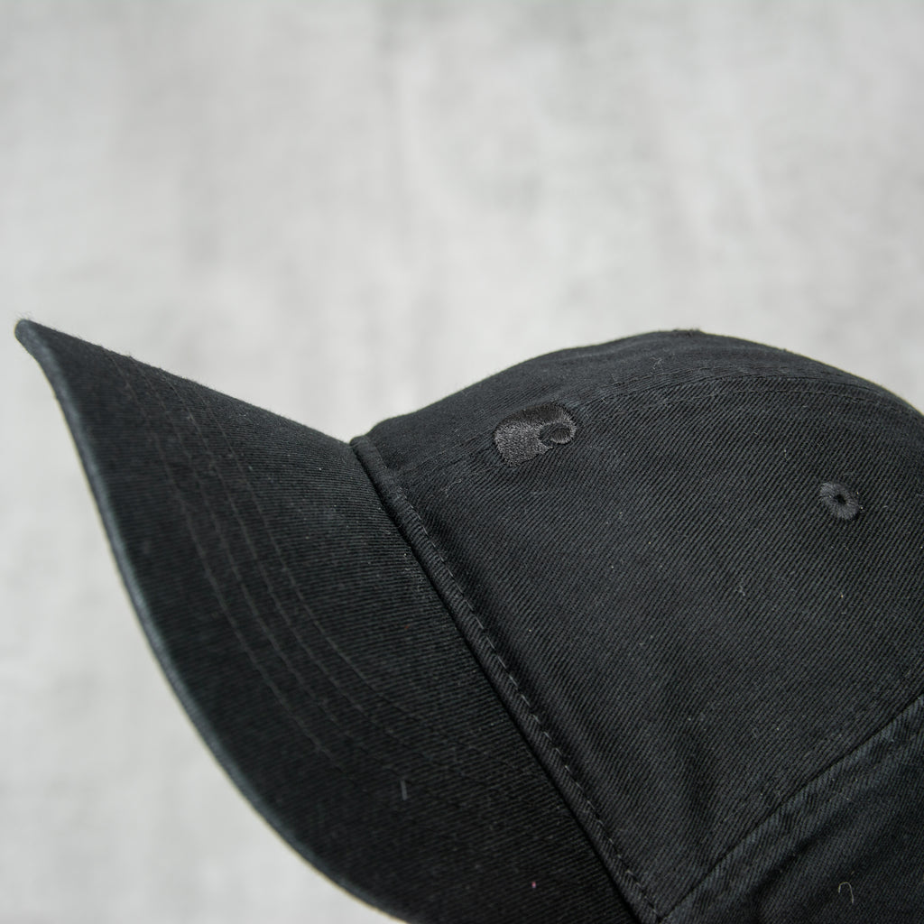 Carhartt WIP Madison Logo Cap - Black / Black 2