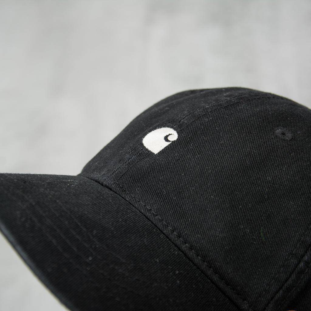 Carhartt WIP Madison Logo Cap - Black / Wax 3