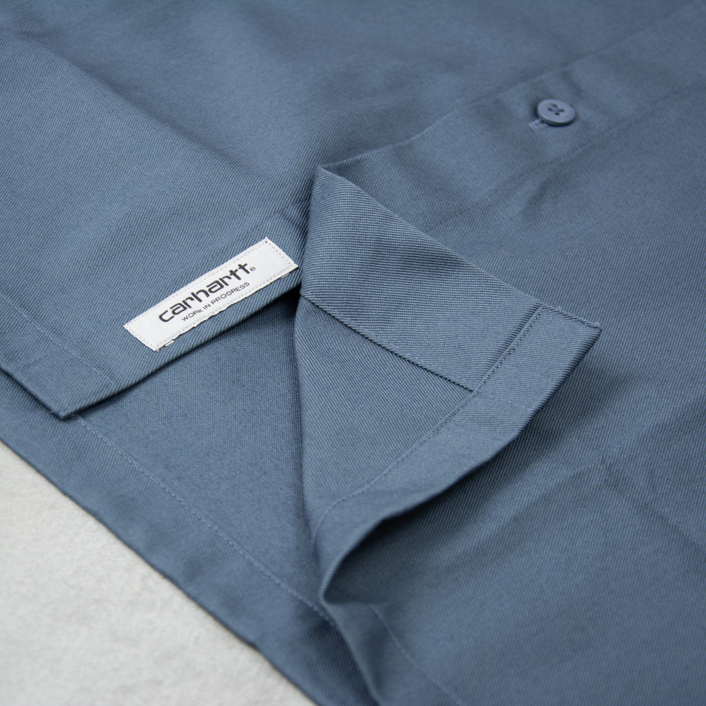 Carhartt WIP Master S/S Shirt - Storm Blue 3