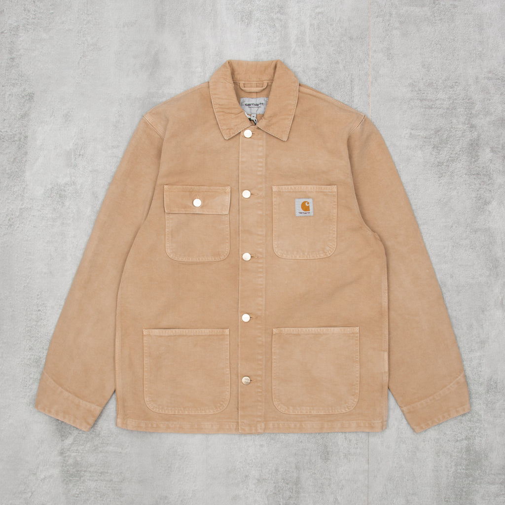 Carhartt WIP Michigan Coat Worn Canvas - Dusty H Brown 1