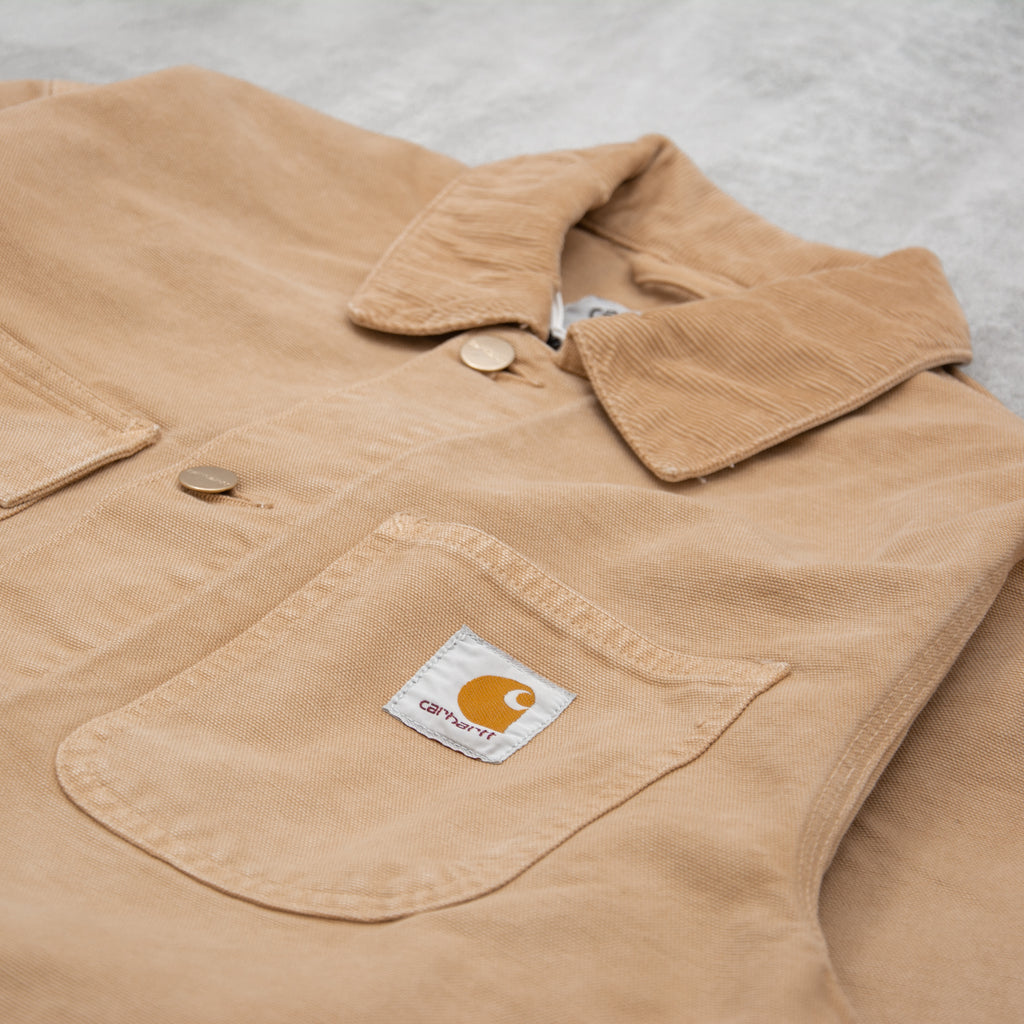 Carhartt WIP Michigan Coat Worn Canvas - Dusty H Brown 4