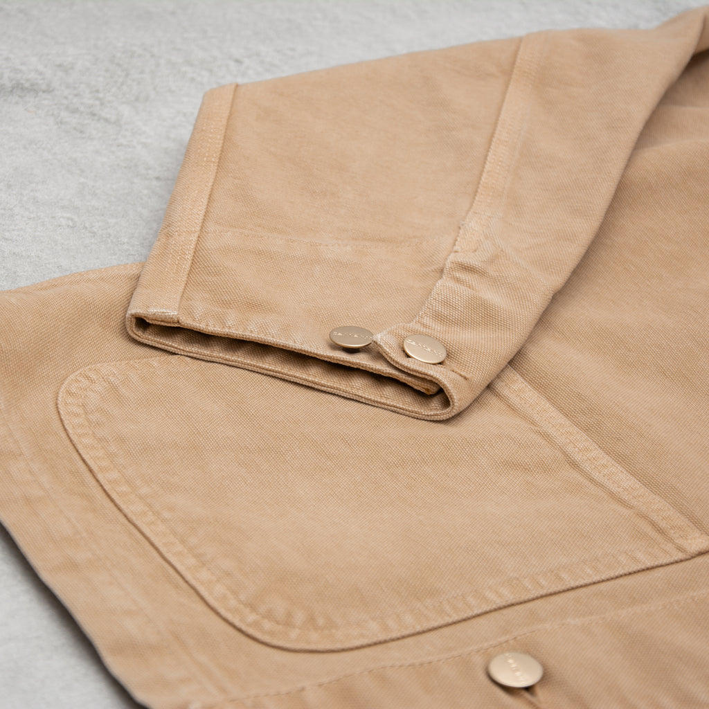 Carhartt WIP Michigan Coat Worn Canvas - Dusty H Brown 5