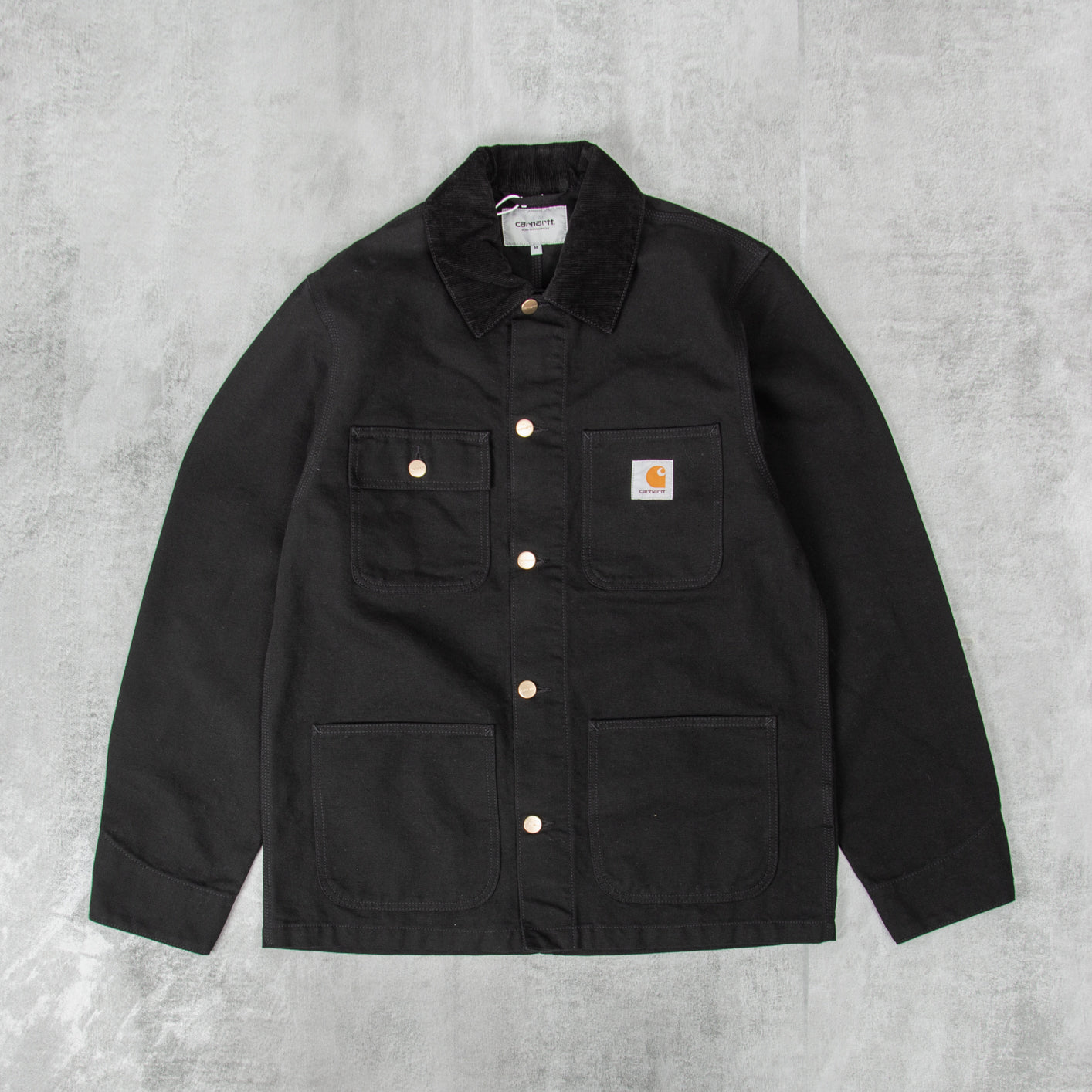 Buy Carhartt Michigan Chore Coat - Black / Black @Union