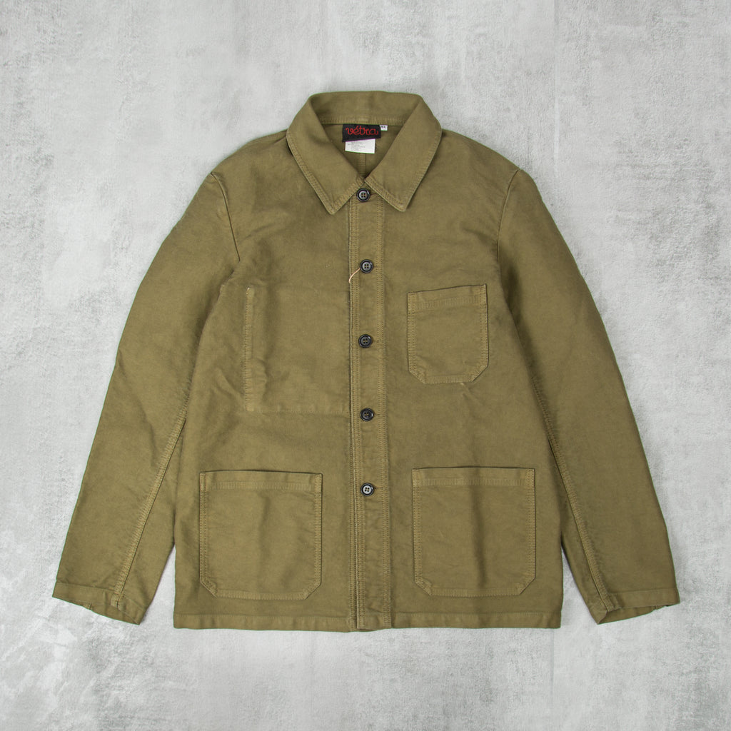 Vetra Moleskin Workwear Jacket 5C  - Olive 1