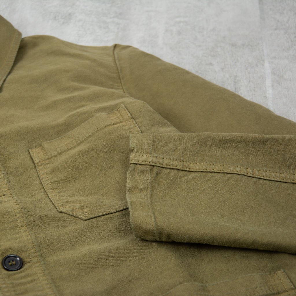 Vetra Moleskin Workwear Jacket 5C  - Olive 5