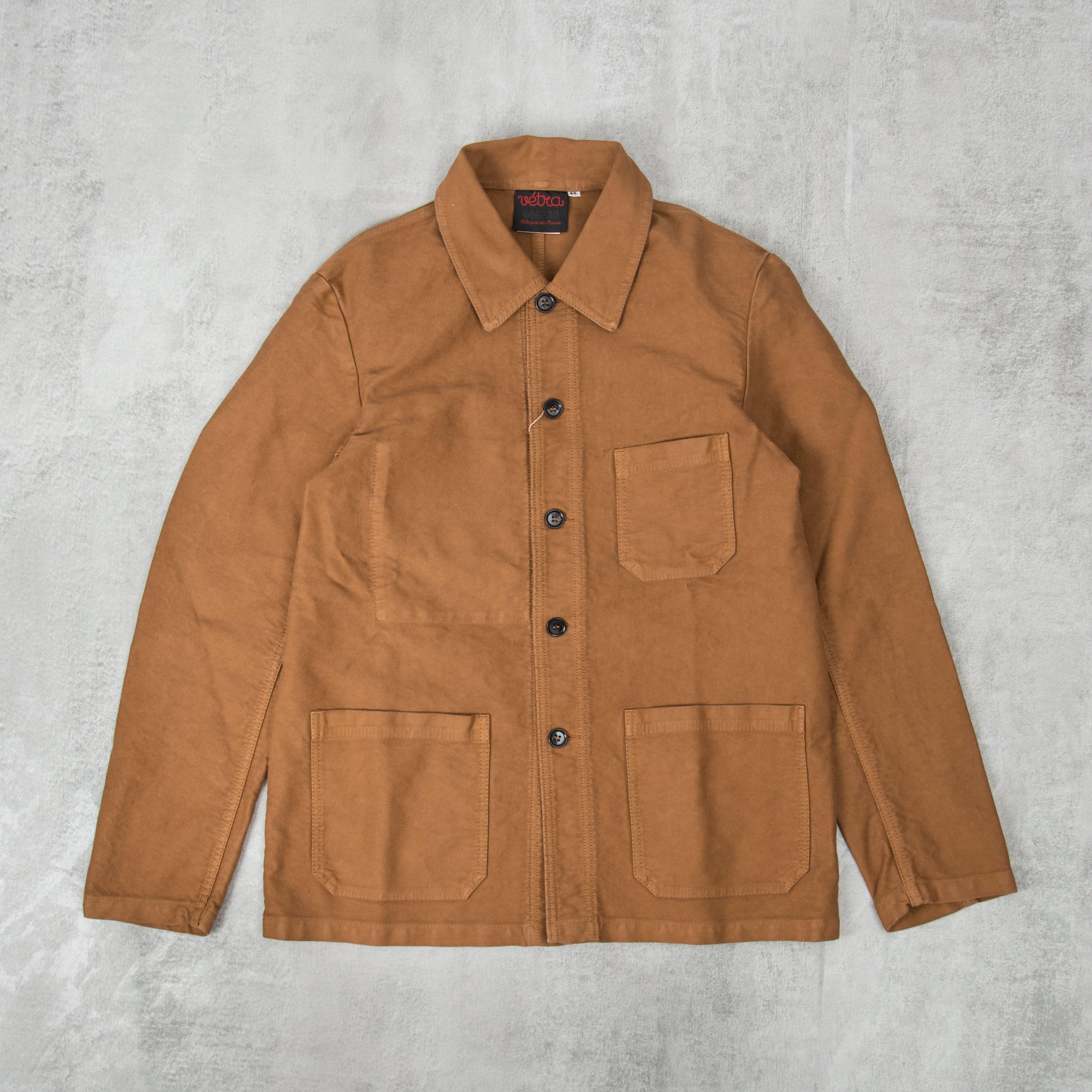 Buy the Vetra Moleskin Workwear Jacket 5C- Plum @Union