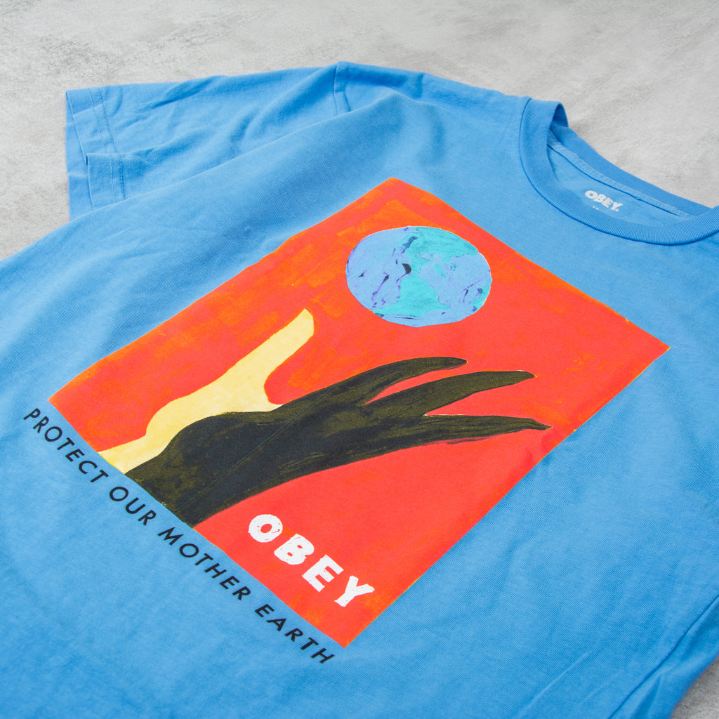 Obey Mother Earth Tee - Tranquil Blue 2