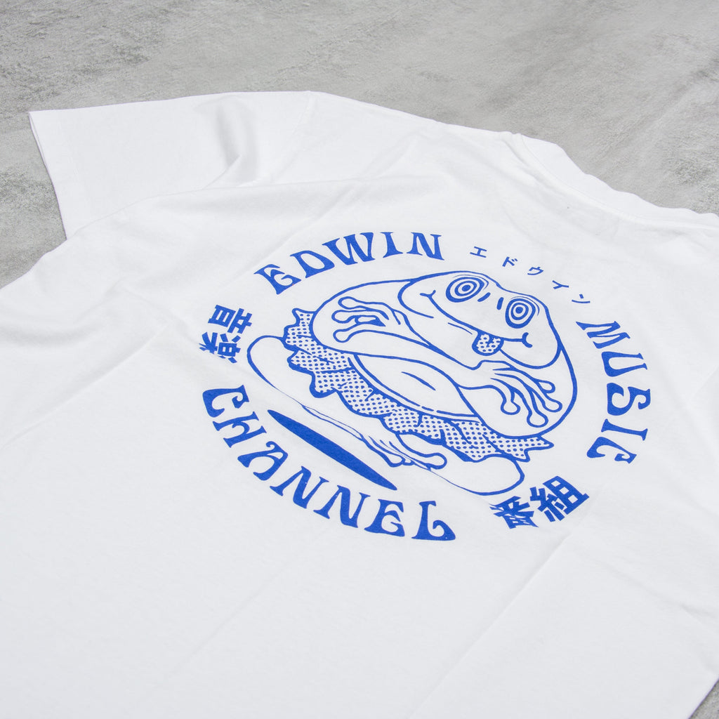 Edwin Music Channel S/S Tee - White 2