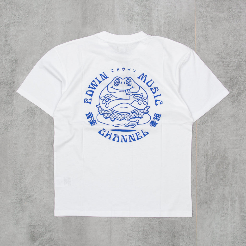 Edwin Music Channel S/S Tee - White 3