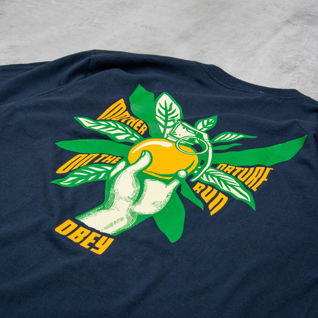 Nature On The Run Tee - Navy 2