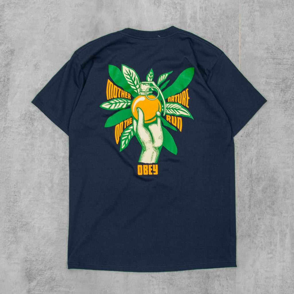 Nature On The Run Tee - Navy 3