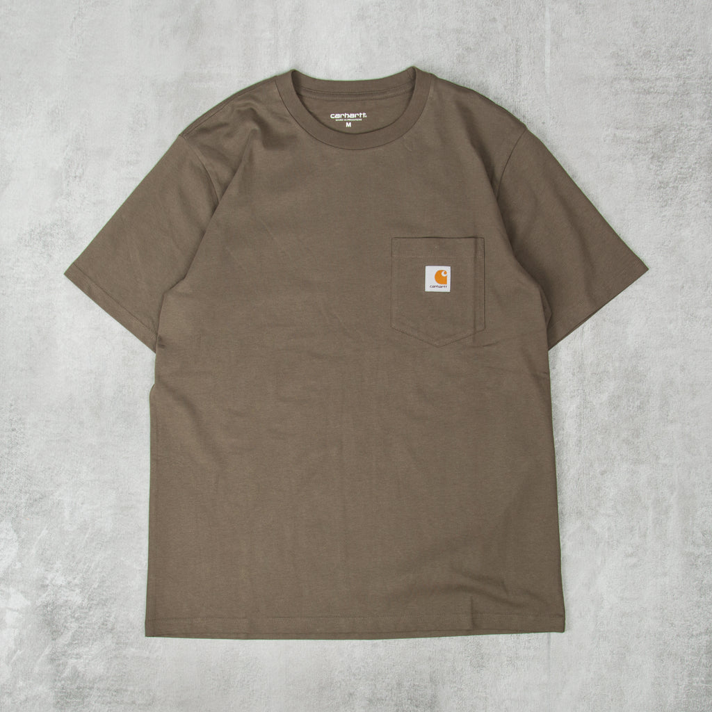 Carhartt WIP Pocket S/S Tee - Seaweed 1