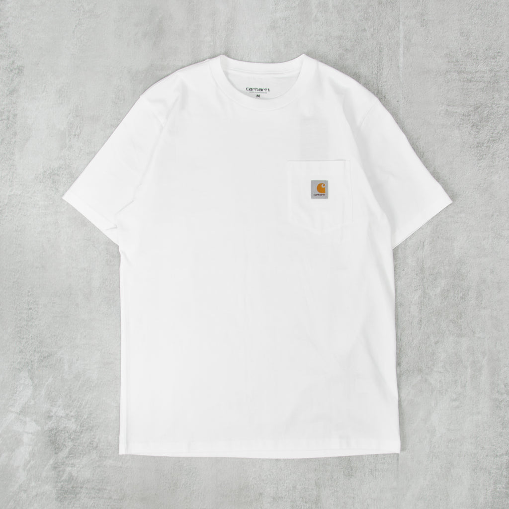 Carhartt WIP Pocket S/S Tee - White 1