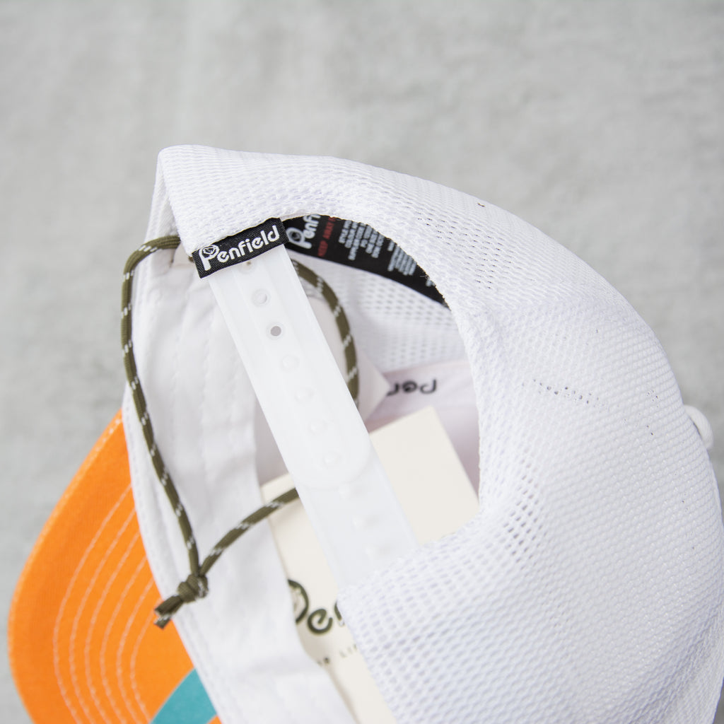 Penfield Print Trucker Cap - Apricot Geo 3