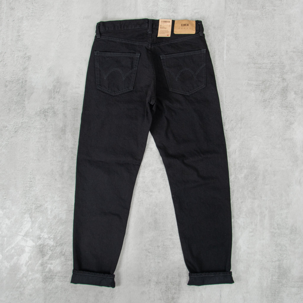 Edwin Regular Tapered Jeans Kaihara Stretch - Black Unwashed 1