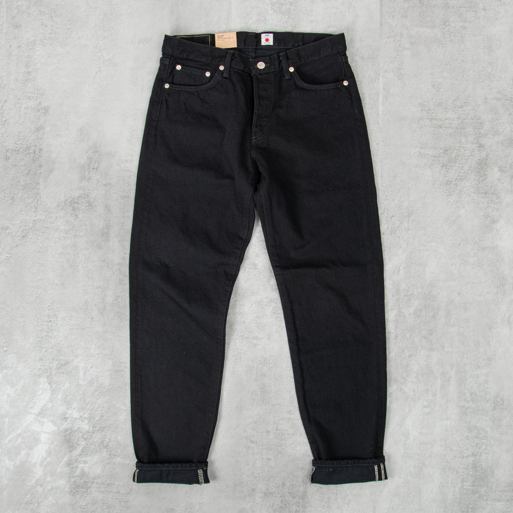 Edwin Regular Tapered Jeans Kaihara Stretch - Black Unwashed 3