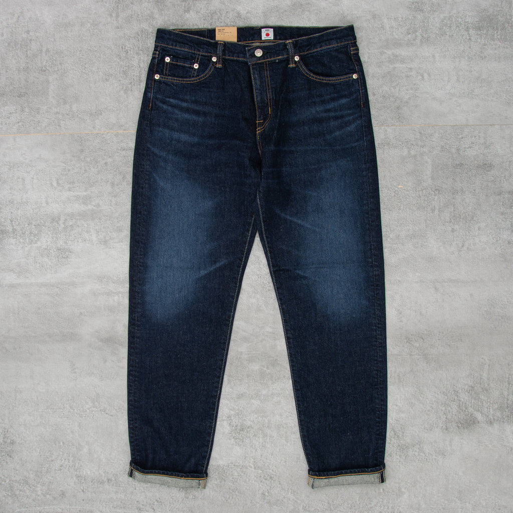 Edwin Regular Tapered Jeans Kaihara Stretch - Blue Dark Used 3
