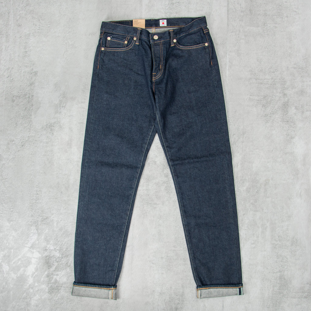 Edwin Regular Tapered Jeans Kaihara Stretch - Green X White Selvage 3