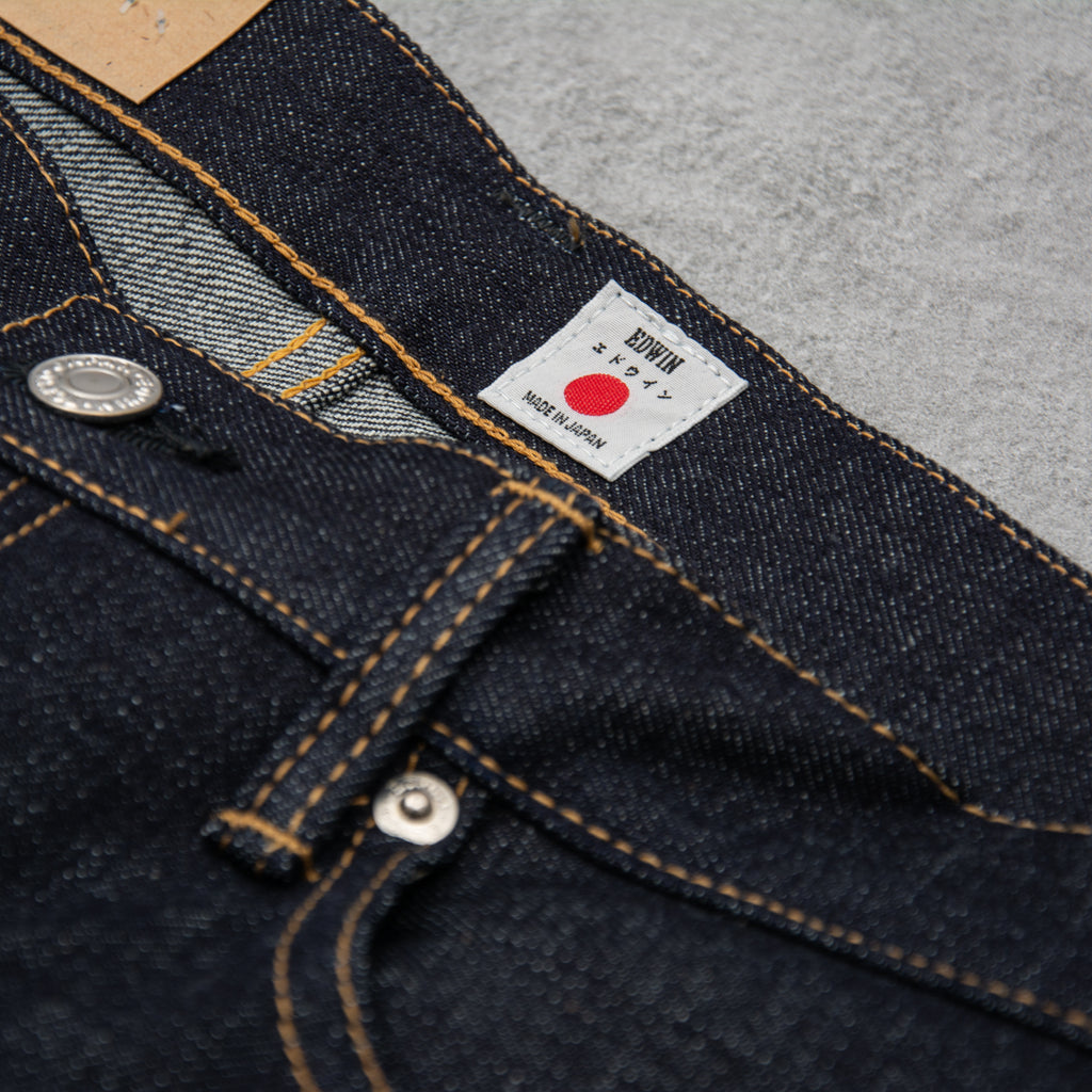 Edwin Regular Tapered Jeans Kurabo - Recycled Red Selvage 4