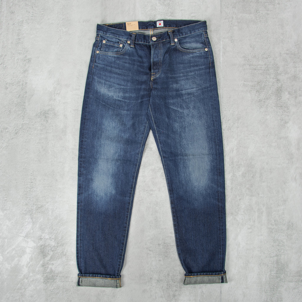 Edwin Regular Tapered Jeans Yoshiko Left Hand - Blue Mid Dark Wash 3