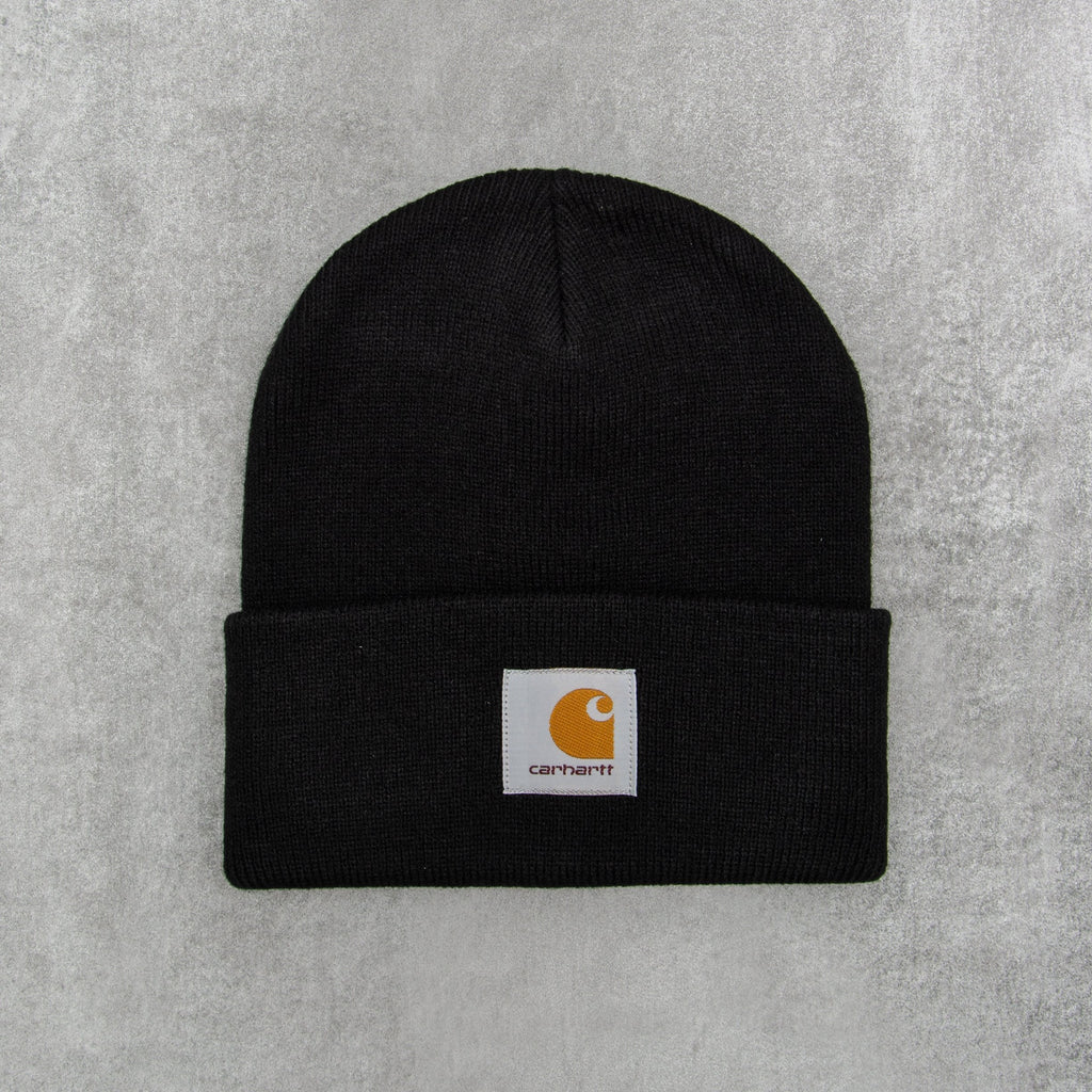 Carhartt WIP Short Watch Hat - Black 1