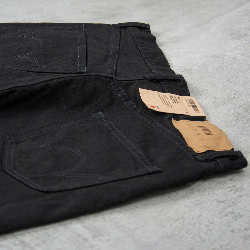 Edwin Slim Tapered Jeans Kaihara Stretch - Black x Black Rinsed 4