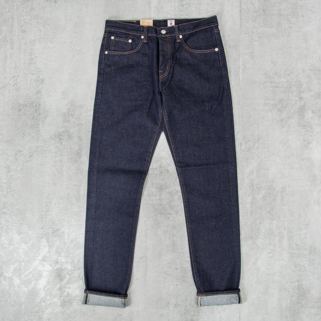 Edwin Slim Tapered Jeans Kaihara Stretch - Pure Indigo Blue Rinse 3