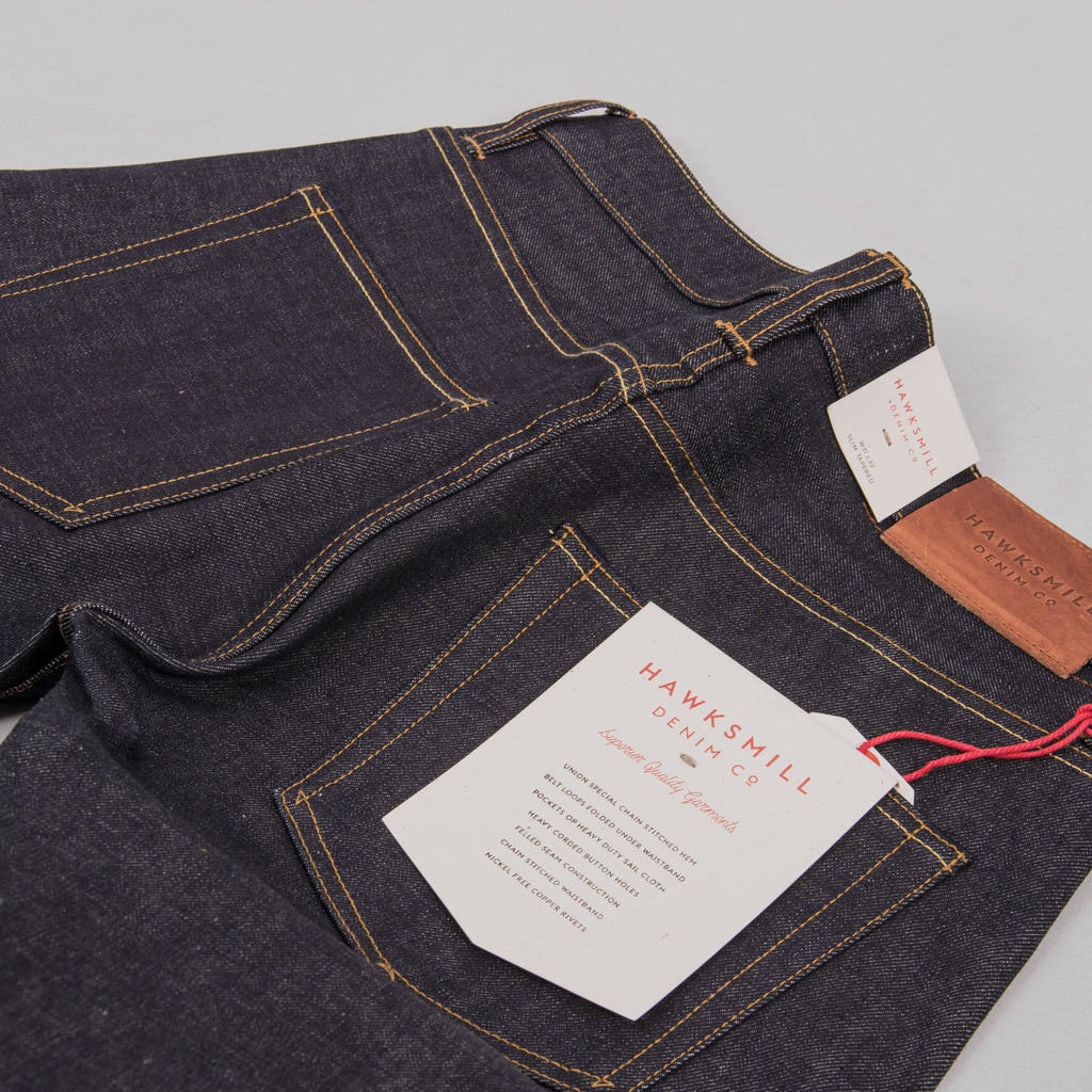 Hawksmill Denim Co Slim Tapered Japanese Selvedge Jean - Dry 4