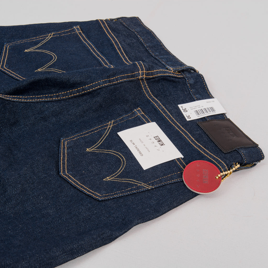 Edwin Slim Tapered Jeans - Kaihara Blue Selvage 4
