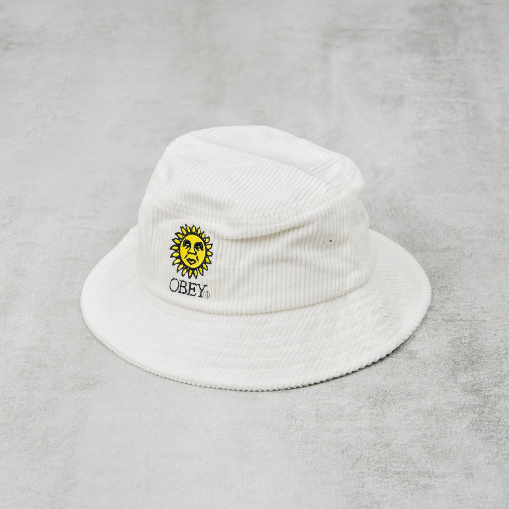Obey Sunny Cord Bucket Hat - Unbleached 1