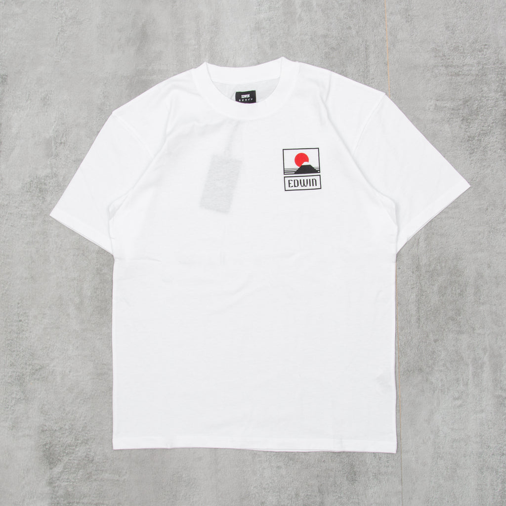 Edwin Sunset On Mt Fuji S/S Tee - White 1