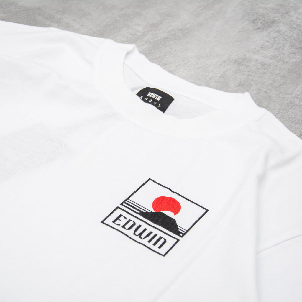 Buy The Edwin Sunset On Mt Fuji S/S T-Shirt Now Union Clothing
