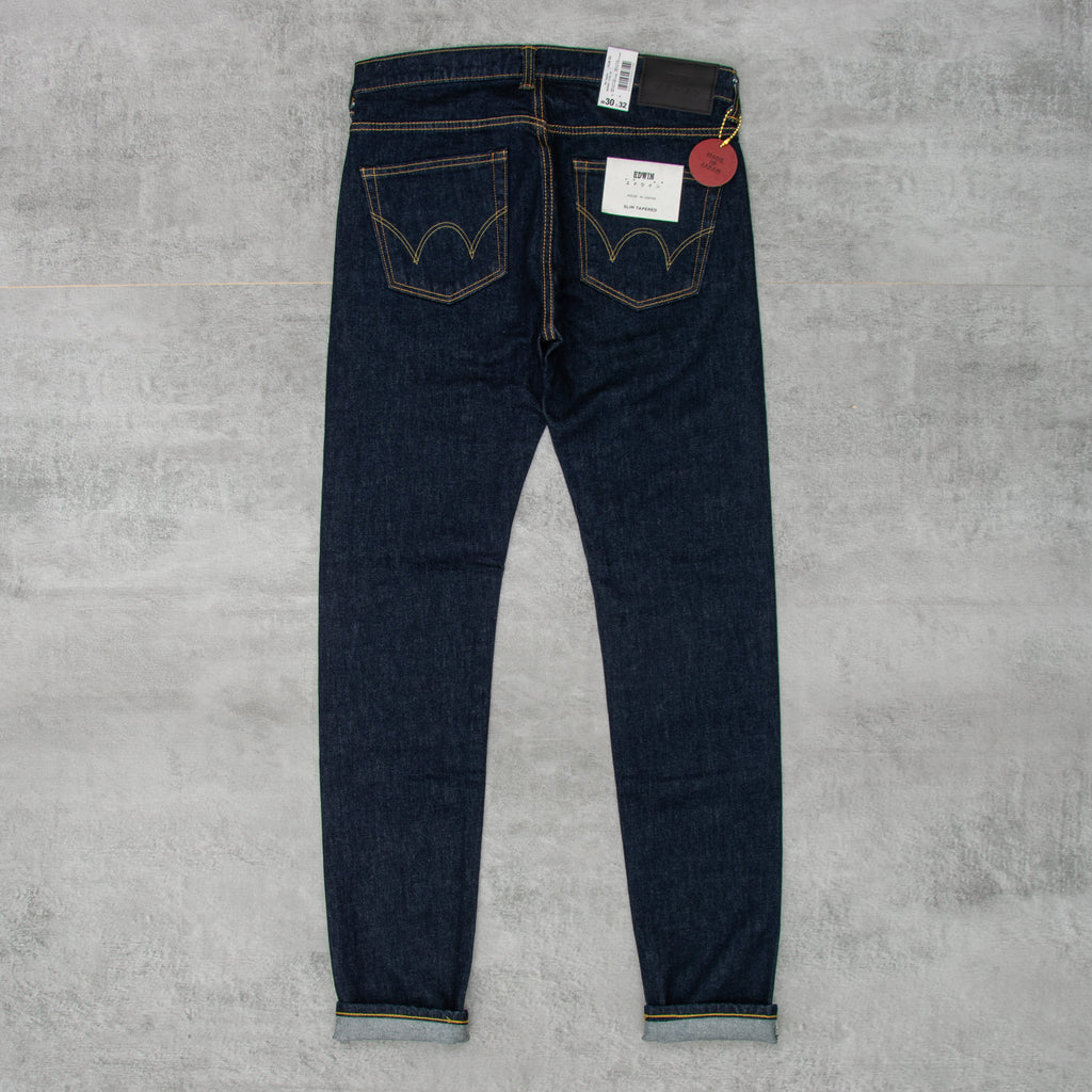 Edwin Slim Tapered Kaihara Organic Jean - Blue Rinsed 1