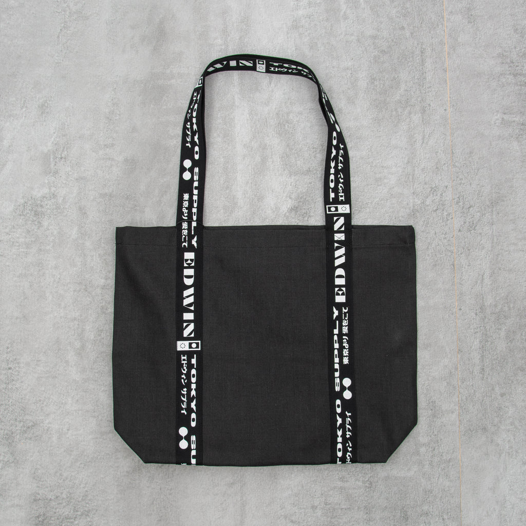 Edwin Tokyo Supply Shopper Bag - Black / Dark Grey 1