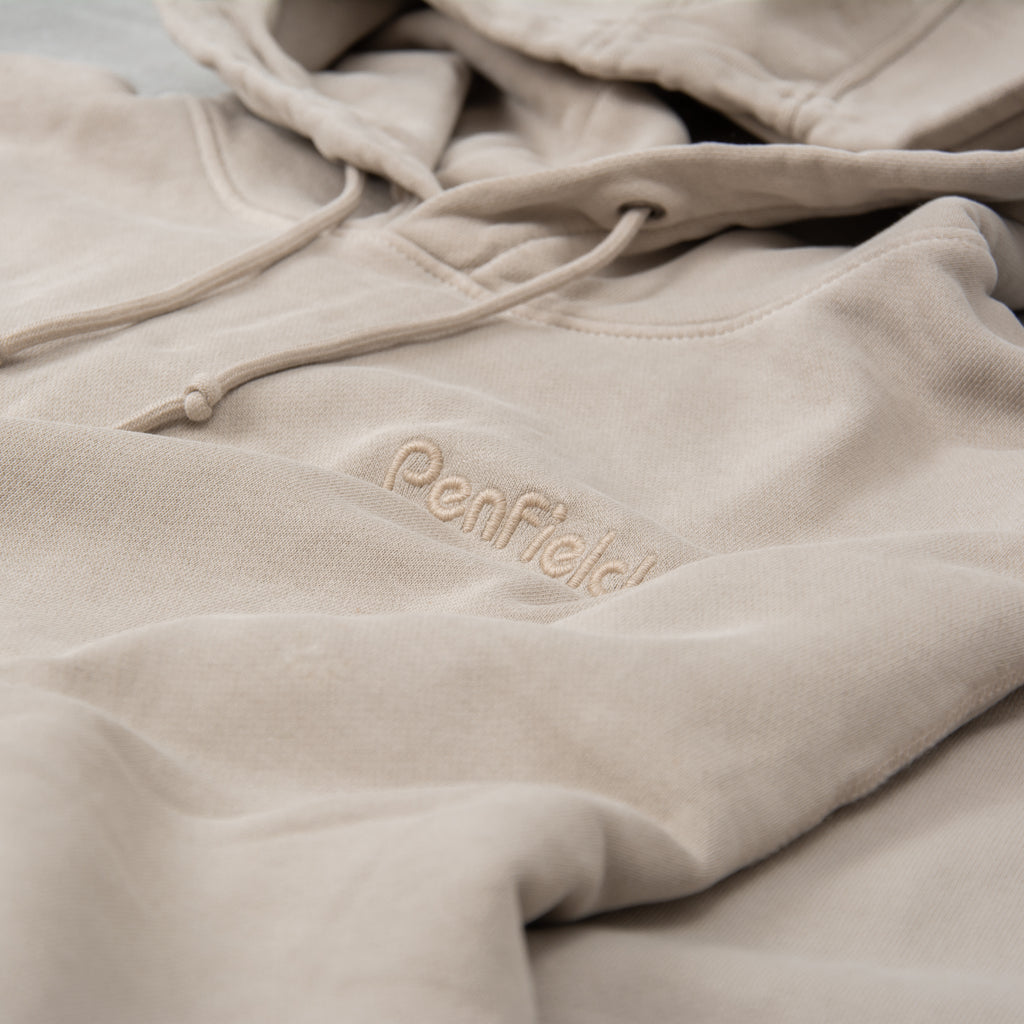 Penfield Washed Loopback Hooded Sweat - Silver Grey 4