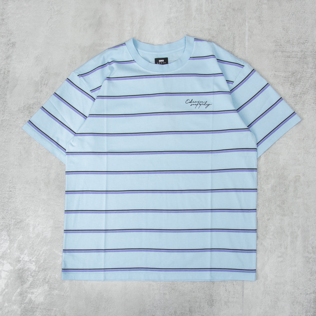 Edwin Windup S/S Tee - Sky Blue 1