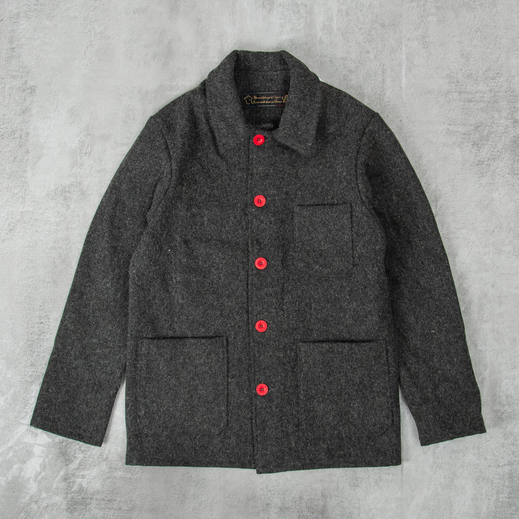 Le Laboureur Wool Work Jacket - Grey 1