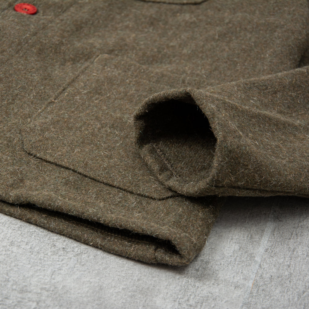 Le Laboureur Wool Work Jacket - Khaki 4