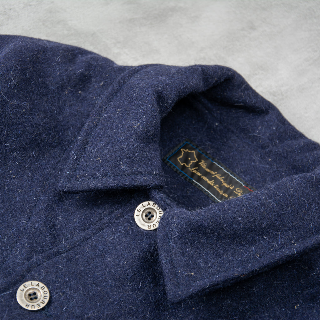 Le Laboureur Wool Work Jacket - Navy 2