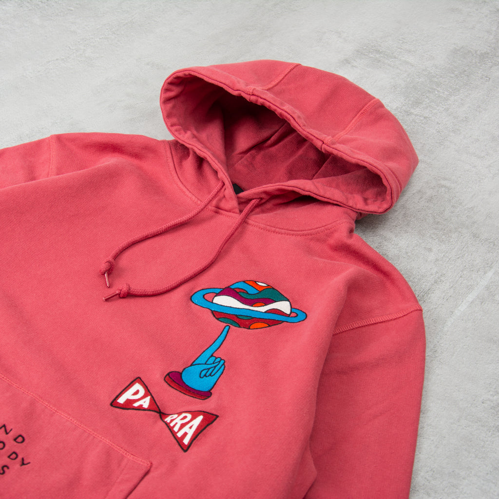 By Parra World Balance Hooded Sweatshirt - Coral 2